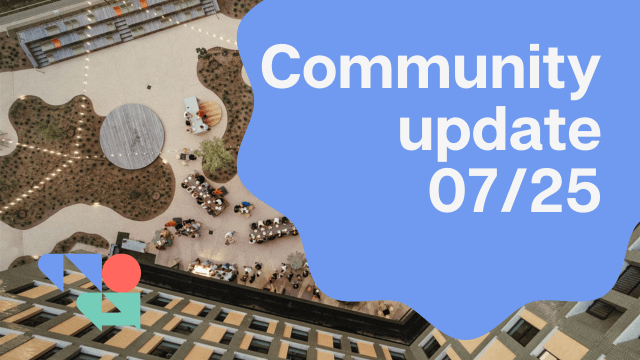 Community update 07/2025